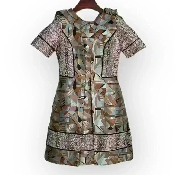 Miri New York Metallic Dress Size 00 Fits Like A Size 4-6 - Picture 1 of 10